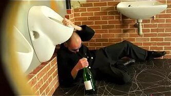 Naughty babe gets a lot of slime