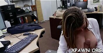 Lovely dilettante engulfing dick