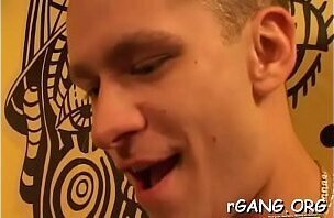 Cutie and lad in oral sex