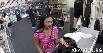 Horny amateur does oral-stimulation