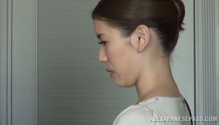 Charming Japanese teen Yuria Ashina in rough group action