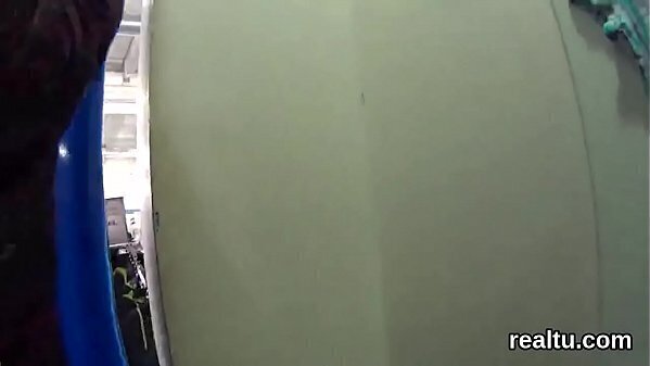 Luscious czech kitten teased shopping centre rode