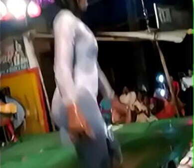 Indian girl rain dance