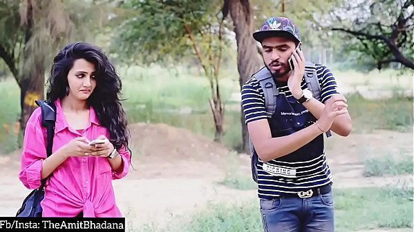 Amit bhadana doing viral video