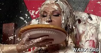 Premium food fetish oral