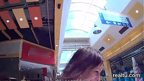 Breathtaking czech kitten seduced mall screwed