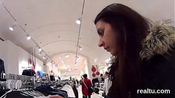 Luscious czech kitten tempted supermarket screwed