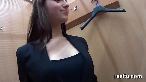 Beautiful czech teen gets tempted mall screwed