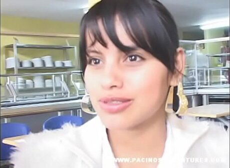 Busty curvy Latina Teen Johanna gets creampied