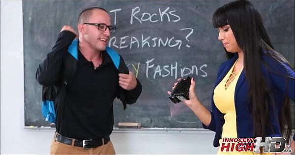 Teacher Fucks Nerdy Male Student