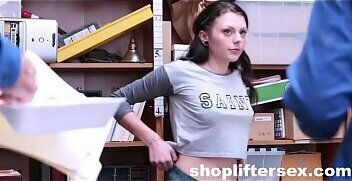 Megan Sage Stripped Down &amp_ Fucked cocks |shopliftersex.com