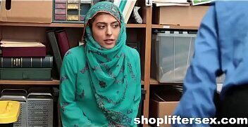 Hijab-Wearing Teen Harassed stealing |shopliftersex.com