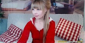 Beautiful european girl live show