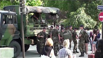 Eiffel Tower in Parice France is where this public sex threesome took place