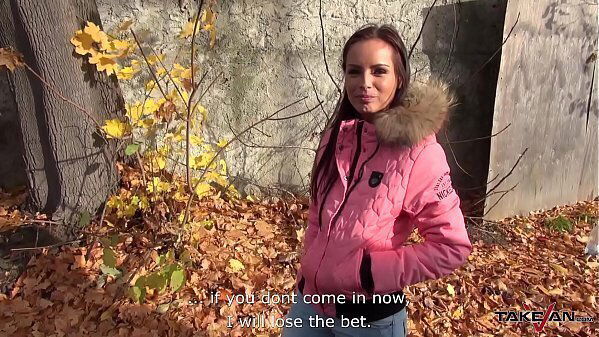 Takevan Super sexbomb caught street convinced fuck