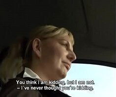 Blonde Girl Gets Model Job Offer in Restaurant