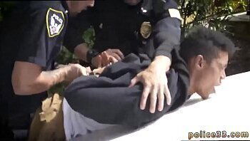 Naked men of asia police and gay xxx video Suspect on the Run, Gets