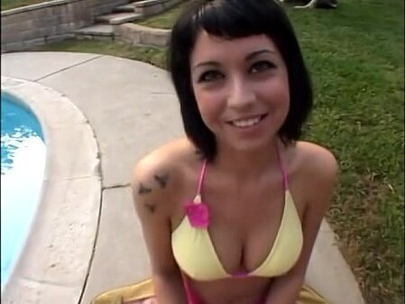 cute girl swallows nasty sperm