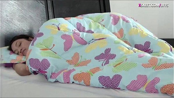 Blond friend banged their sleepover