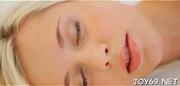 Excited teen fills with toys