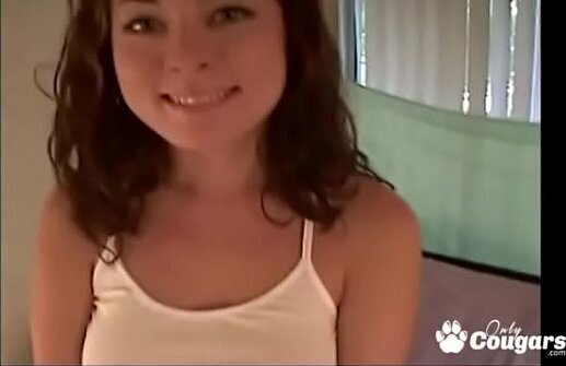 18yo Marissa Blows First Film