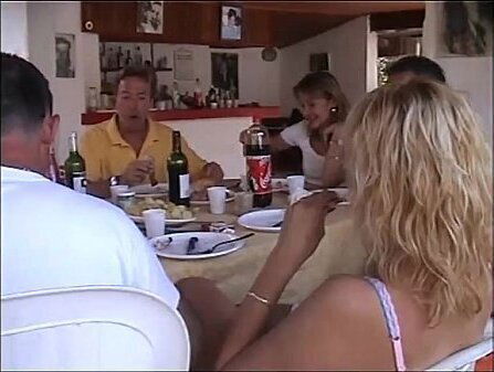 lunch table dinner turns into orgy!