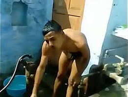 indian boy bulge while bathing