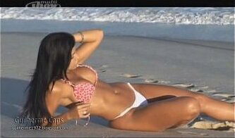 Vanessa Guerrao cameltoe bikini