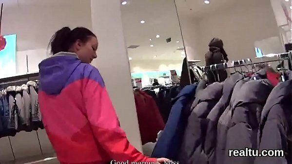 Stellar czech sweetie gets seduced hypermarket poked