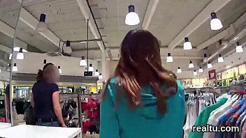 Beautiful czech chick seduced mall screwed