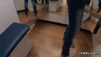 Charming czech kitten gets seduced mall penetrated