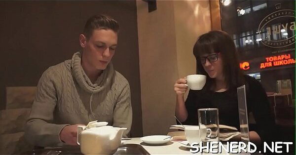 Teen nerd loves actually hard