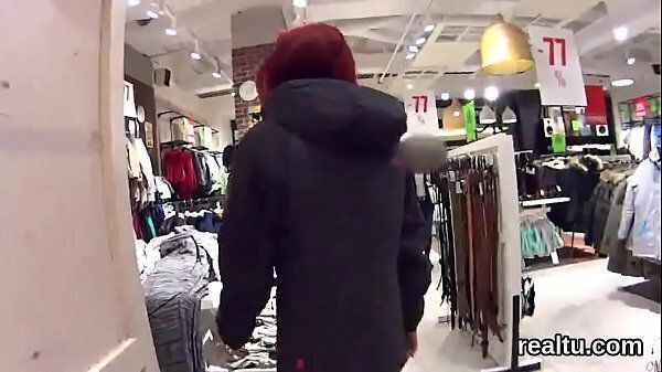 Adorable czech teen gets teased mall screwed
