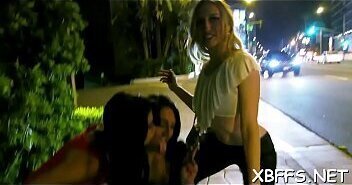 Slutty legal teenagers share dick