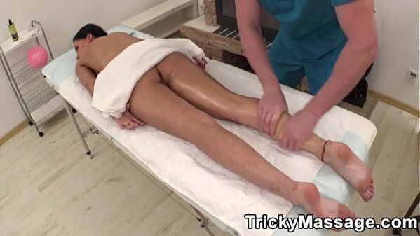 Playful Brunette Pleasure Seeker Riana Trickymasseur