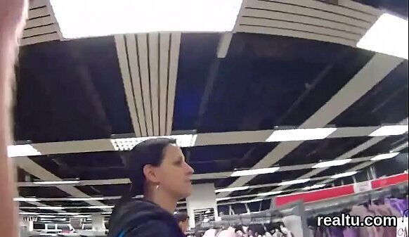 Luscious czech teen seduced mall screwed