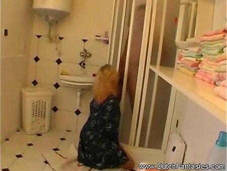 Dutch Sister Fucks Bathroom