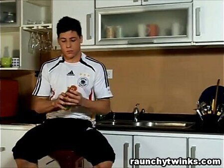 Football Jock Strips Masturbates