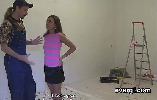 Poor boyfriend lets spicy buddy shag hard cash