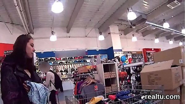 Perfect czech nympho seduced mall pounded