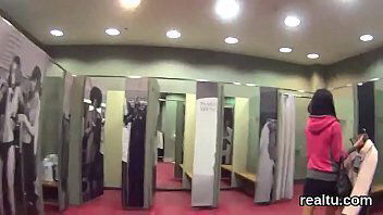 Adorable czech sweetie tempted shopping centre rode