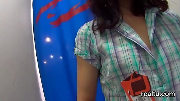 Flawless czech girl gets teased mall pounded