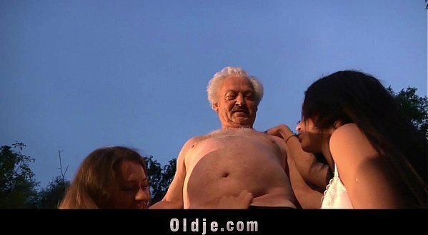 grandpa outdoor fuck with gorgeous teen girls