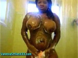 Thick Black Chick Showers Flashback Friday