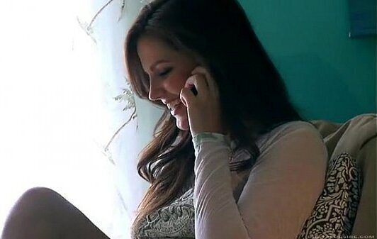 Star Masturbate During Phone Call