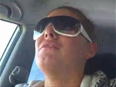 Headjob while driving Roadhead