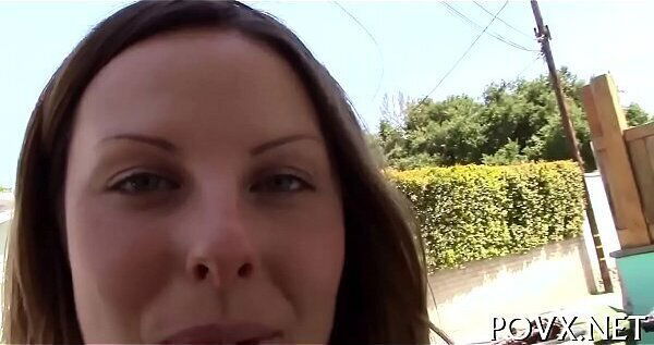 Girlfriend mixes cock-riding oral-stimulation