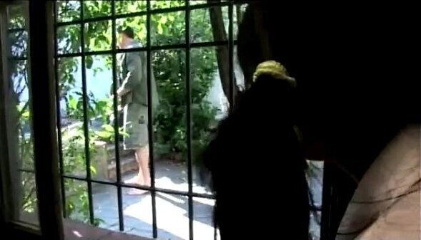 Asian teen playing dirty