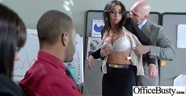 Horny Girl (stephani moretti) With Juggs Hard Banged Office mov-29