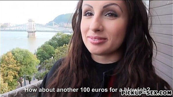 Teen Eurobabe Kerry Raven public fuck bucks